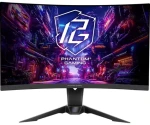 27" ASRock Phantom Gaming PG27QRT2A čierna / Monitor / VA zakrivený / QHD / 180Hz / 1ms / FreeSync / HDMI + DP / VESA (PG27QRT2A)