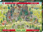 HEYE Puzzle Šialená ZOO: Expozícia Transylvánia
