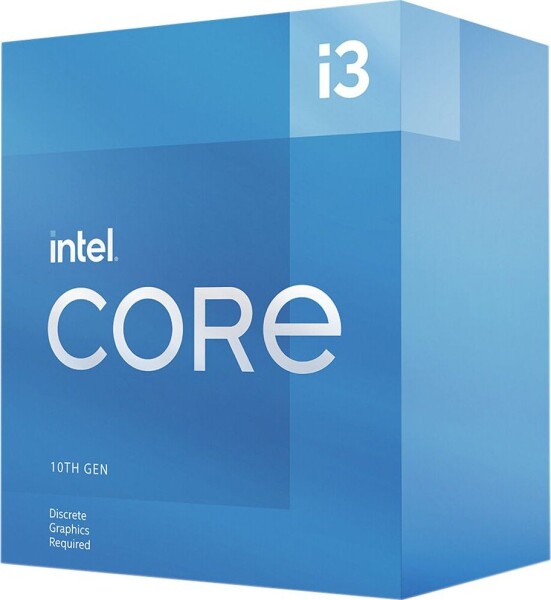 Intel Core i3-10105F, 3.7 GHz, MB, BOX