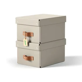 Leitz Puro S pieskovo béžová / Úložný box / kartón / 7 l / 2 ks (61470012)