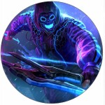 Jedlý papír Fortnite neonový kostlivec 19,5 cm - Pictu Hap - Pictu Hap