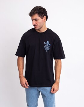 Edwin Ekoda Bath House TS Black garment washed XL