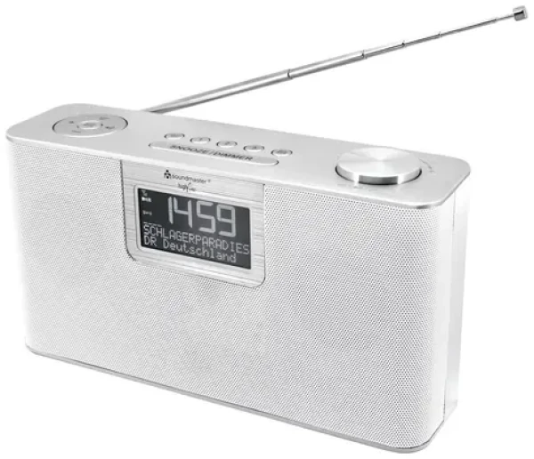 Soundmaster DAB700WE biela / Rádiobudík / DAB+ / FM / RDS / Bluetooth (DAB700WE)