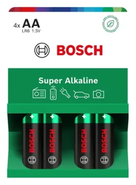BOSCH LR6SA4B/00 Super Alkaline / Batéria / alkalická / AA (LR6) / 4 ks (8594162800131)