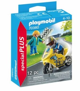 Playmobil® Special Plus 70380 Chlapci so závodnou motorkou