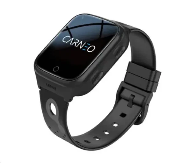 CARNEO GuardKid+ 4G Platinum čierna / Chytré hodinky / 1.45 "/ 240x240 / IP67 / TFT / BT (8588007861579)