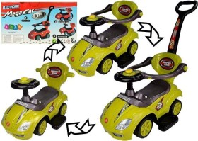 Lean Toys Autíčko Mega Car 3v1 žlté