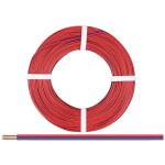 Donau Elektronik 250-02-25 opletenie / lanko 2 x 0.50 mm² červená, modrá 25 m; 250-02-25