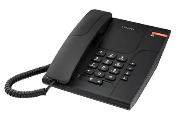 Alcatel Temporis 180 čierna / Analógový telefón / Nástenná montáž (Temporis 180 czarny)