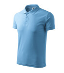 Pánske tričko Pique Polo azure blue 3XL