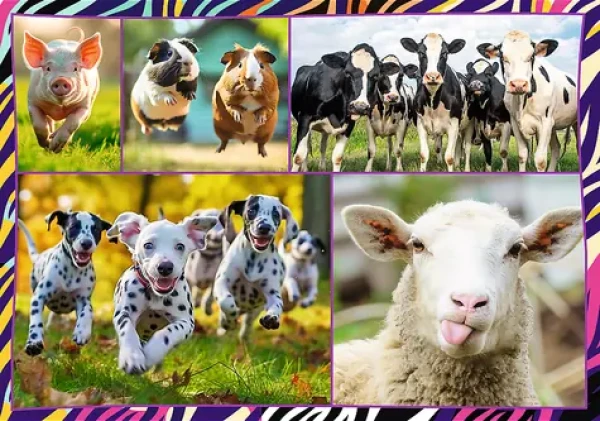 Trefl Puzzle Zábavné zvieratá