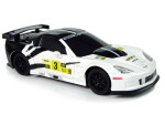 Mamido R/C 1/24 Corvette C6 športové závodné vozidlo. R biela 2,4 g svetlo