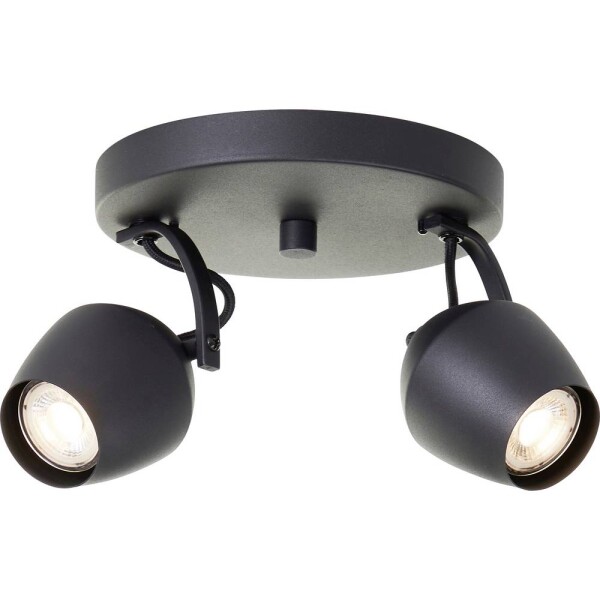 Brilliant G06724/86 Deckenleuchte 20cm stropné svetlo GU10 čierna; G06724/86