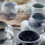 Bloomingville Kameninový hrnček Paula Blue 250 ml