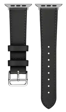 Beline Hermes 20 mm čierna / Kožený remienok pre smartwatch / univerzálna / pracka