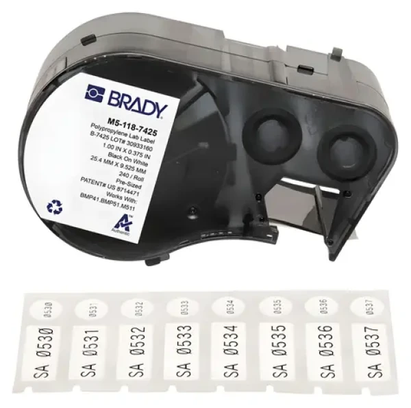 BRADY Etikety pre M510/BMP51/BMP53/M511 (M5-118-7425) / Etikety / Samolepiace (M5-118-7425)