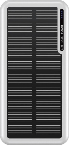 Boompods Obi 10,000mAh Solar Powerbank - White