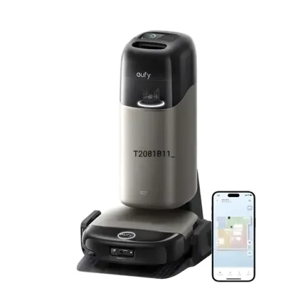 Anker Eufy Omni S2 čierna / Robotický vysávač s mopom / 30 000 Pa / samočistiaci mop / AI navigácia (T2081B11)