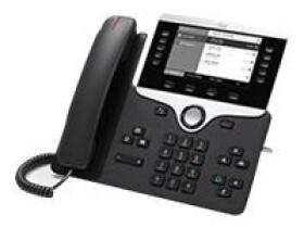 Cisco IP Phone 8811 (určené pre Cisco UC Manager) čierna / Telefón VoIP / SIP / RTCP / RTP / SRTP / SDP / 5 riadkov (CP-8811-K9=)