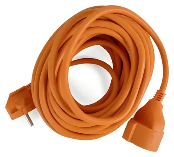ENTAC predlžovací kábel 10 m oranžová / Predlžovací kábel / IP20 / 3680 W / zástrčka typ F (ESECG1.5-10-O)