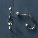 House Doctor Kovový háčik Ball Silver Finish – set 2 ks