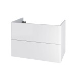 Mereo Siena, kúpeľňová skrinka 80 cm, biela lesk CN411S