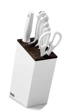 Wüsthof Classic White / Blok s nožmi / 6 ks / nôž na chlieb / Solingen (1090270602)