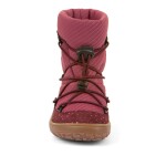 Dievčenské zimné barefoot topánky TEX TRACK WOOL Bordeaux+ G3160251-7 - 35