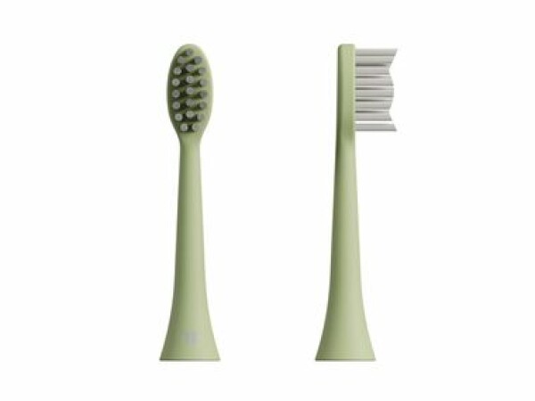 TESLA SMART Toothbrush TS200 Brush Heads zelená / náhradná hlavica / 2 ks (TSL-PC-TS200GACC)