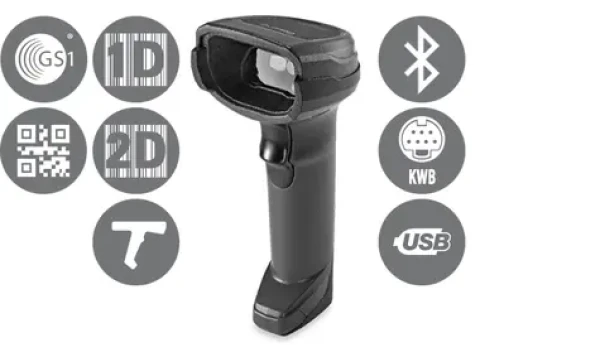 ZEBRA čítačka DS8178 SR kit (USB) čierna / snímač 2D čiarových kódov / BT / FIPS / nab. kolíska (presentation) / kábel USB (DS8178-SR7U2100PFW)