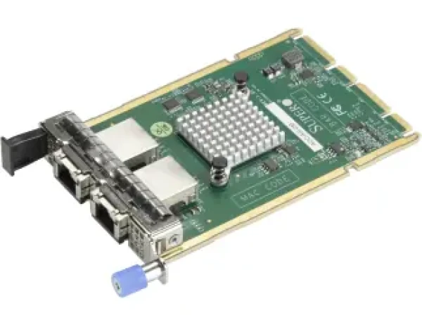 SuperMicro AOC-AG-I2M / Sieťová karta / 2x GbE / Intel i350 / AIOM (0,5U) / iSCSI boot (AOC-AG-I2M-O)
