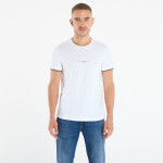 Tričko Tommy Hilfiger Slim Jersey Tipped T-Shirt White L