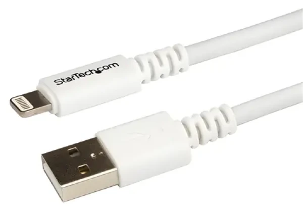StarTech biela / Dátový kábel / USB-A na Lightning / 3 m (USBLT3MW)