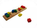 Moyo Montessori Moyo Montessori Rôznofarebné tehly, 4 základné tvary