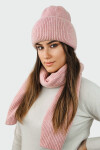 Kamea Hat&Scarf K.23.232.10 tmavo ružová OS