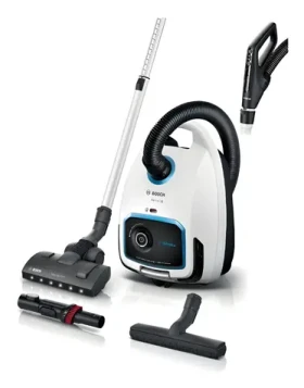 BOSCH Serie 6 ProSilence BGB6SIL0L biela / Vreckový vysávač / 700W / 66 dB / 4 L / HEPA filter (BGB6SIL0L)