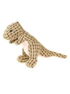 AnimALL Hračka Dog Dinosaurus plyš svetlo hnedý 25 cm (112549)