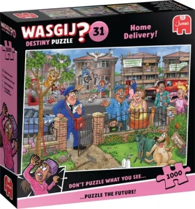 JUMBO Puzzle WASGIJ Retro Destiny 31: Doručenie domov