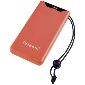 Intenso F10000 powerbanka 10000 mAh Quick Charge, Dodávka energie Li-Pol USB-A, USB-C® oranžová Indikátor stavu; 7332038