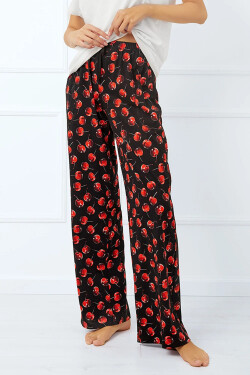 Talianska móda Cherry long length sp. farba:print/black XL