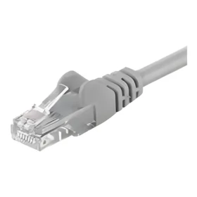 Goobay 68449 sivá / Patch kábel / CAT 6 / U/UTP / RJ45-RJ45 / 15 m (68449)