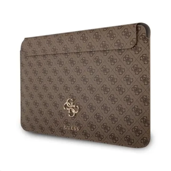 Guess PU 4G Metal Logo Computer Sleeve 13" hnedá (3666339005382)