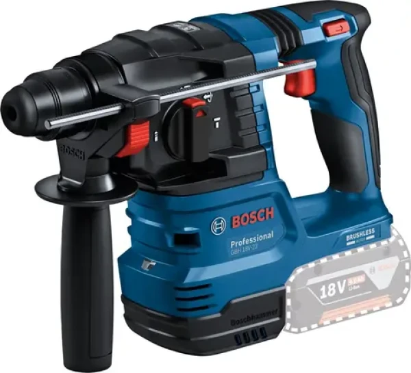 BOSCH GBH 18V-22 / Aku Vŕtacie kladivo / 18V / 1050 ot-min / 4675 úderov-min / 1.9J / SDS- PLUS / bez Aku (0611924000)