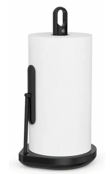 Simplehuman Držiak na kuchynské utierky s pumpičkou na čistiaci prostriedok čierna (KT1200)