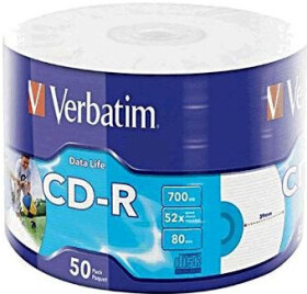 VERBATIM CD-R 700 MB 52x 50 kusov/spindl (43794)