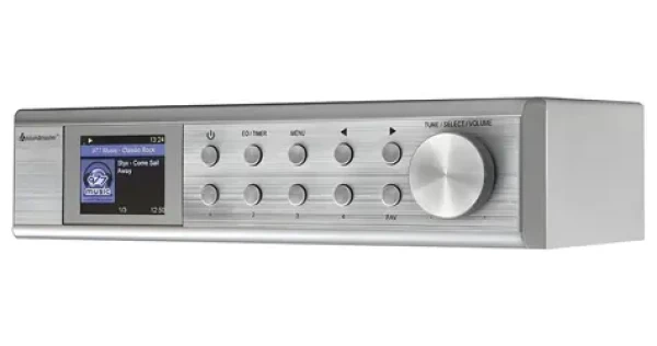 Soundmaster IR1500SI strieborná / Kuchynské rádio / DAB+ / FM / Bluetooth / Wi-Fi / 2" LCD (IR1500SI)
