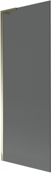 MEXEN/S - Next L vaňová zástena FIX 70 x 150, grafit, zlatá 895-070-000-03-40-50
