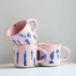 Studio Arhoj Porcelánový hrnček s uškom Highland Flora 300 ml