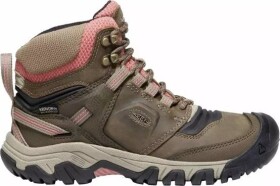 Keen RIDGE FLEX MID WP WOMEN Timberwolf / brick dust