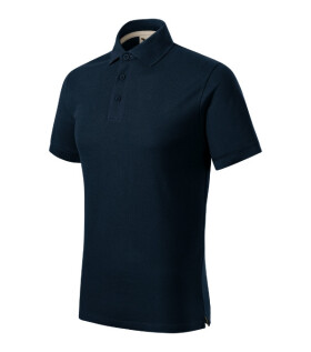 Pánske polo tričko Prime (GOTS) tmavomodré M